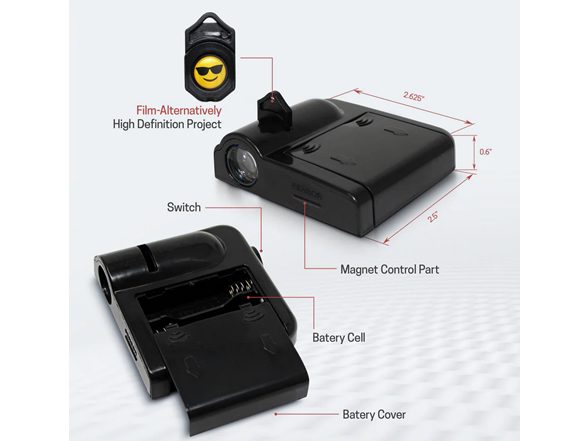 Aduro Universal Wireless Car Door LED Projector Lights