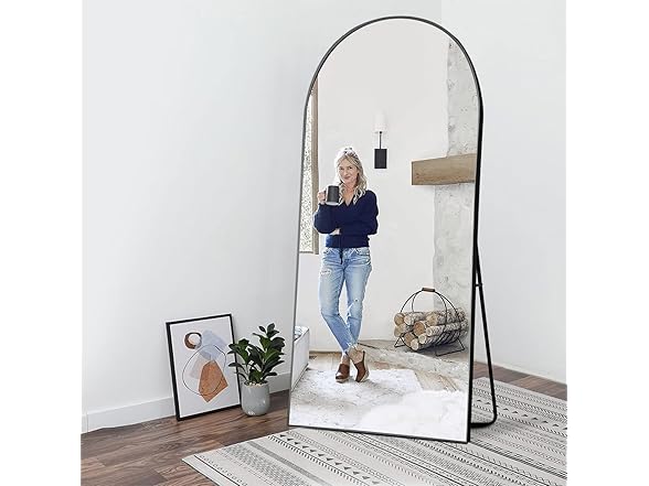 NeuType 71"x32" Arched Floor Mirror