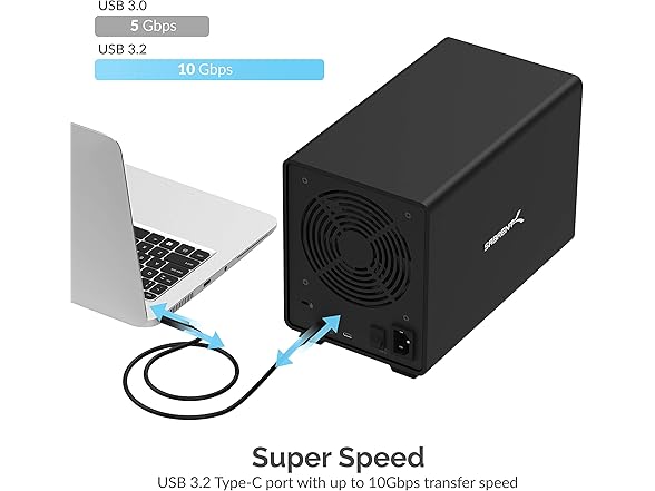 5-Bay USB 3.2 Gen 2 SATA Docking Station