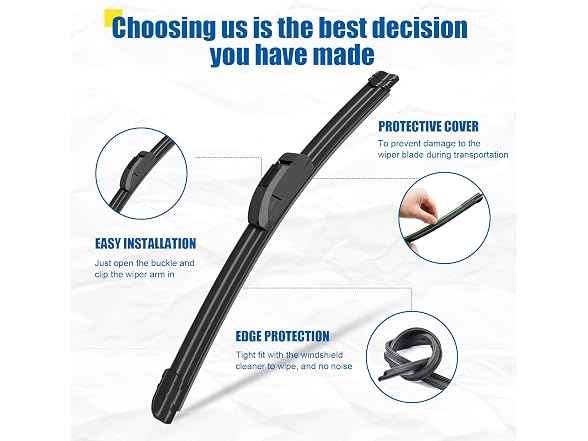 Hyundai Accent Wiper Blades, Set of 3