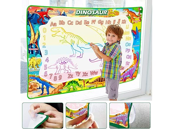 Jasonwell doodle mat Dinosaur