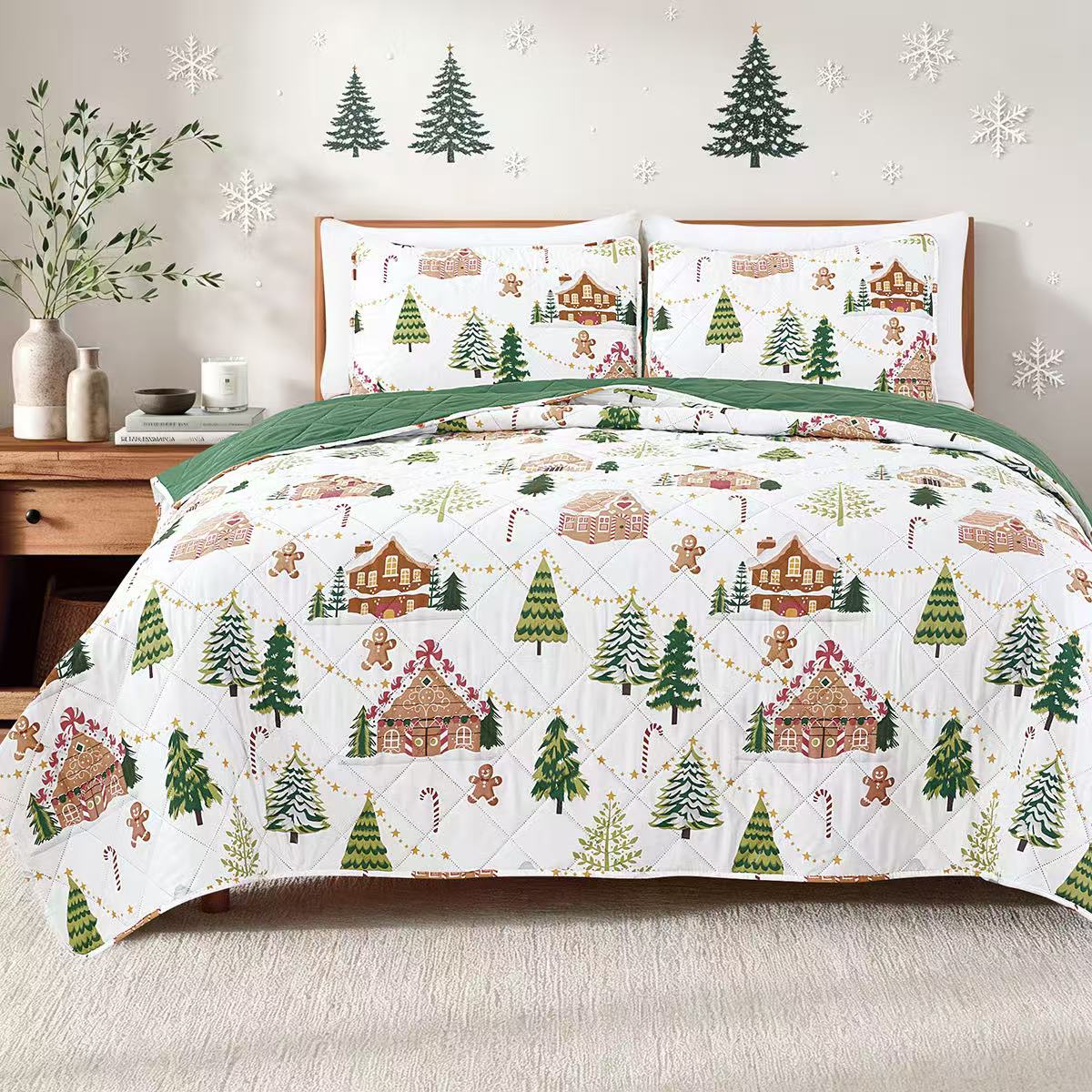 Dan River Christmas Print Quilt Sets - Gallery 7