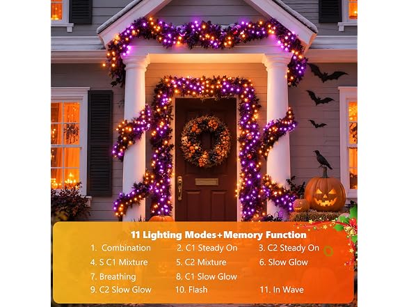 Forlivese 1000LED Halloween Lights Outdoor
