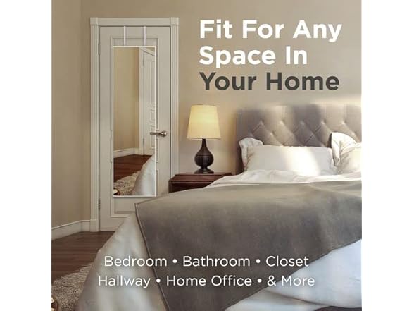 Mirrotek Full Length Adjustable Aluminum Mirror