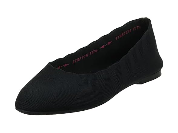 Skechers Women's Cleo - Bewitch - Wide - Ballet Flat Shoe
