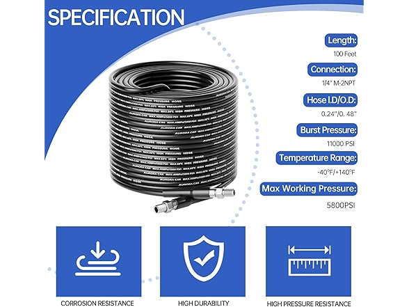 AURORA CAR  Sewer Jetter Kit
