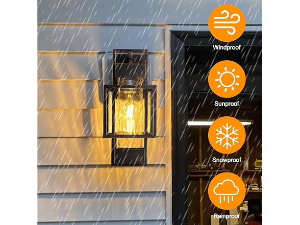 PARTPHONER Wall Lights 2 Pack ORB