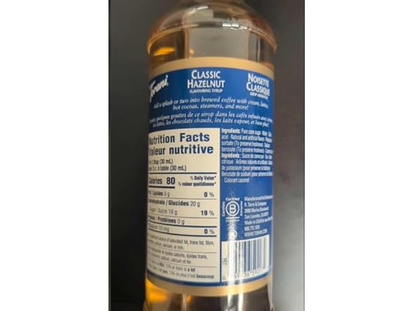 1ct Torani Syrup, Classic Hazelnut, 25.4-OZ