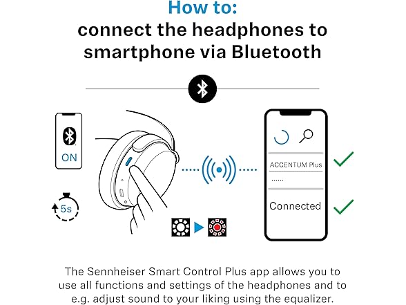 Sennheiser Accentum Plus Wireless Headphones Black
