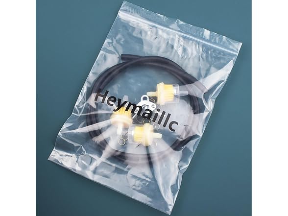 1/4 Gas Fuel Line Kit Filters Clamps