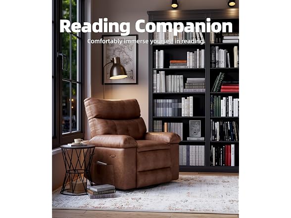 GarveeHome Recliner Heat Massage Coffee