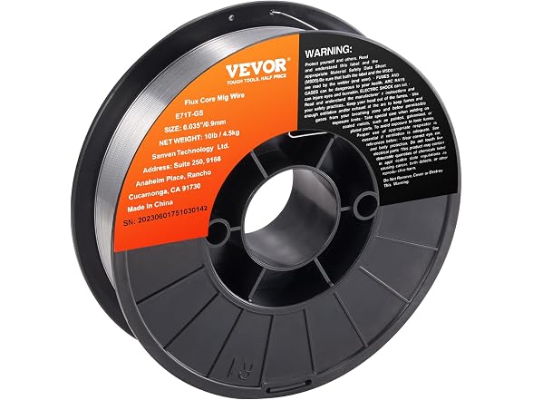 VEVOR VEVOR Flux Core Welding Wire, E71T-GS