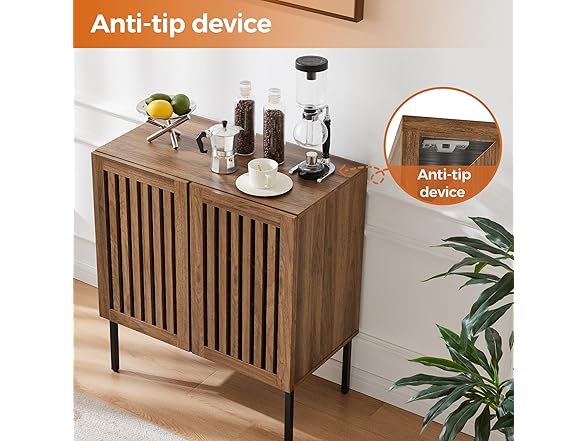 Mericonia Grille Buffet Cabinet with Storage