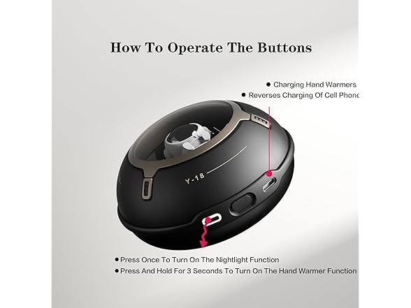 Mylyis Hand Warmers Rechargeable