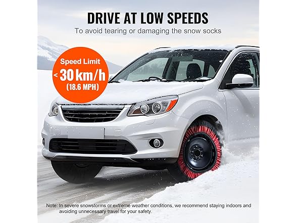 VEVOR Thickened Snow Socks for Tires