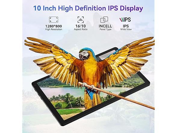 Evermyth KT1001 Android 15 GO 10.1" Tablet