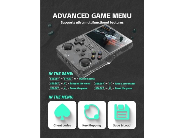 RetroRush Retro Handheld Gaming Console