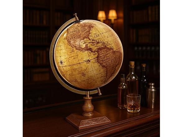 World Globe with Gulf of America