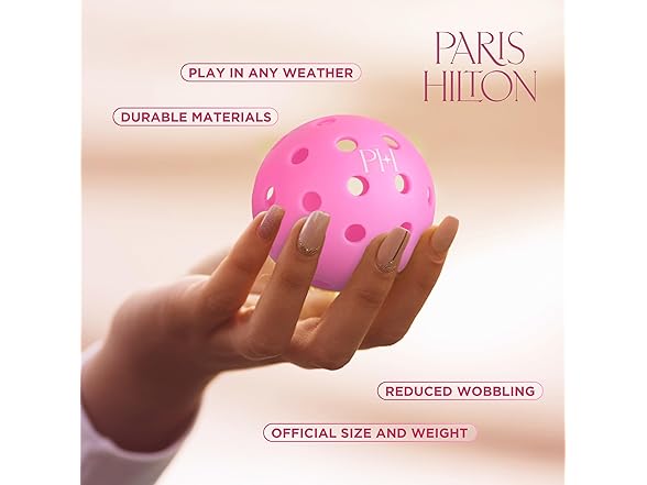 Paris Hilton Pickleballs 6-Pack