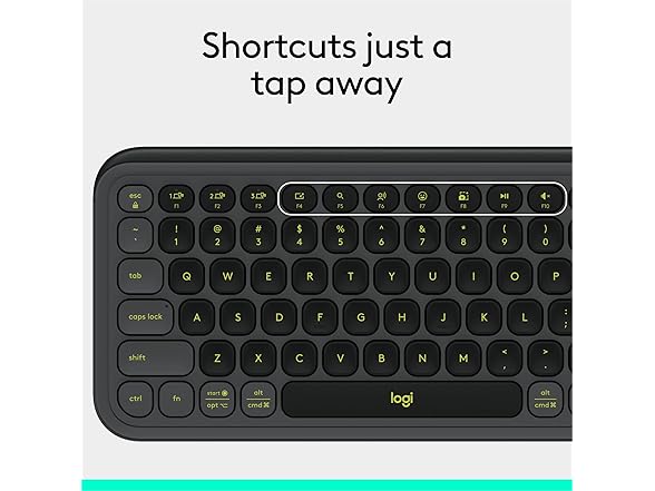 Logitech POP ICON Keys Wireless Bluetooth Keyboard