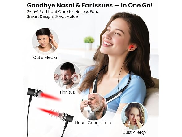 YOEYOU Red Light Therapy for Nose & Ears