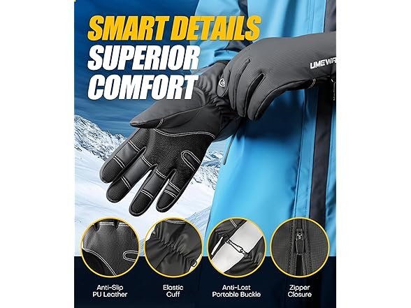 UMEWARM Winter Gloves-M