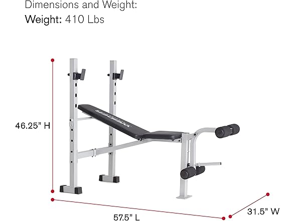Weider Platinum Standard Weight Bench
