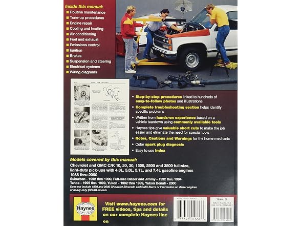 Haynes Haynes 24065 Chev/Gmc Full Sz Pu 88-98