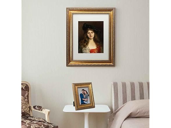 YUNDINGJI Antique gold photo frames