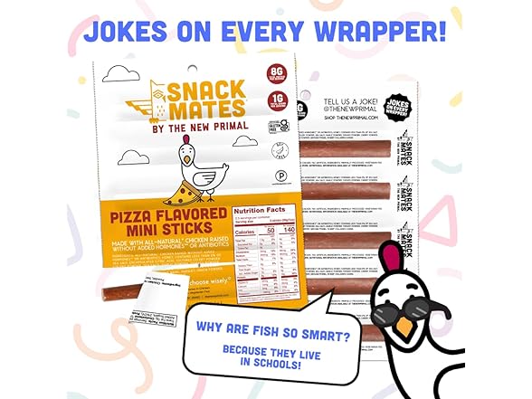 New Primal Pizza Chicken Sticks, 40pk