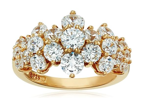 Amazon Essentials Ring Cluster Sterling