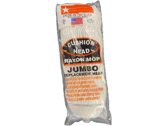 Jumbo Rayon Replacement Mop Head