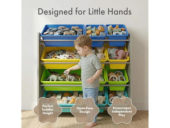 Humble Crew Kids Toy Organizer 12 Bins