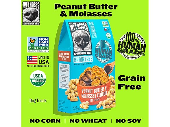 Wet Noses Organic Crunchy Dog Treats – All-Natural