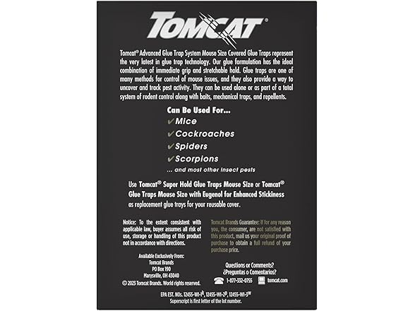 Mouse Glue Traps 2 Covers 4 Traps