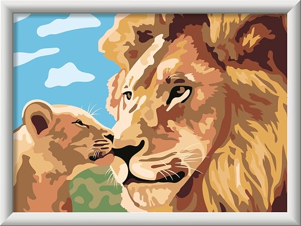 Ravensburger Creart Lion Baby Paint by