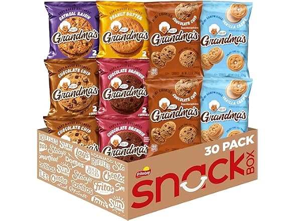 Grandma's Cookies, Variety Pack, (Pack