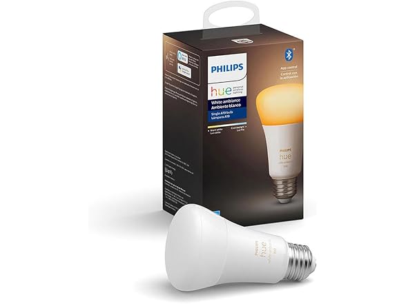 Elk Home Philips Hue White A19 Single Bulb
