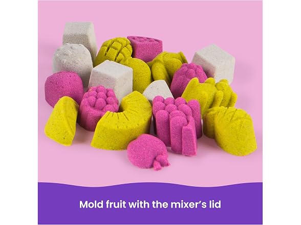 Kinetic Sand, Smoothie Mixer Playset with 14 oz Play Sand