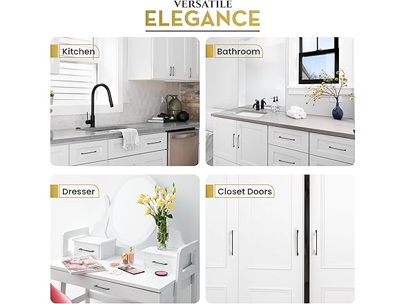 Southern Hills Black Cabinet Pulls, 8.75"