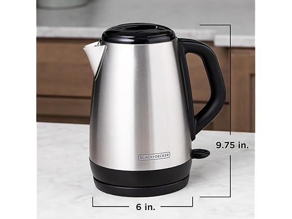 BLACK+DECKER 1.7L Cordless Electric Kettle