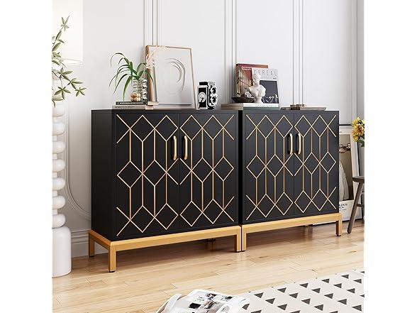 GAOMON Storage Cabinet, Black