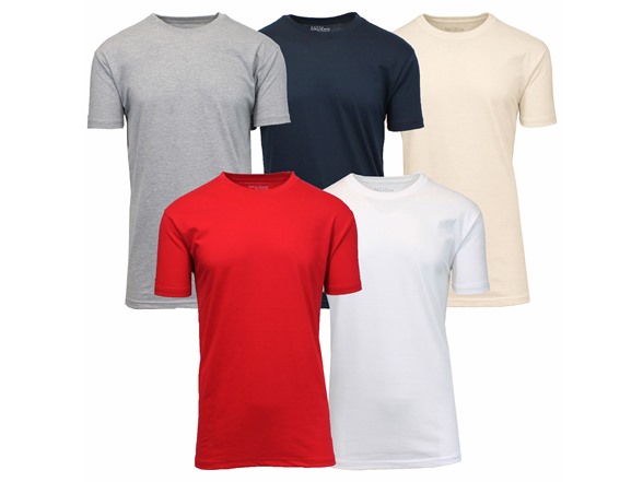 Heather Grey - Navy - Natural - Red - White