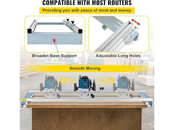 Router Sled, 60 inches / 152.4cm Width, Slab