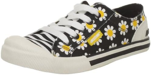 Rocket Dog womens Jazzin Sneaker, Daisy Black, 6 US