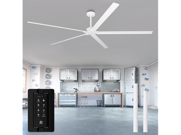 Parrot Uncle 84 Inch Large Ceiling Fans without Light