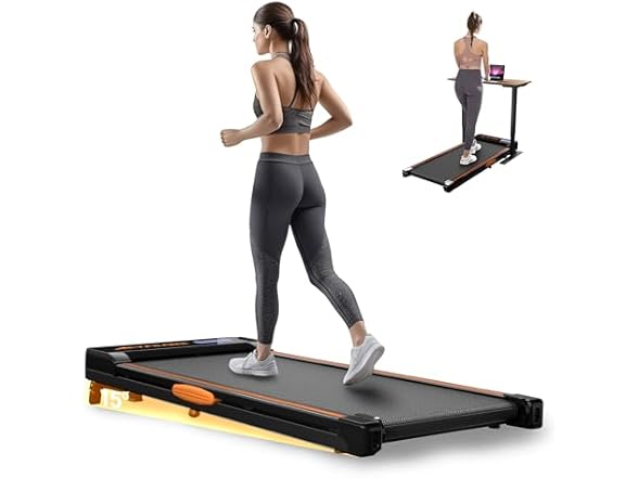 ACTFLAME Walking Pad with Incline, Portable Treadmill for Ho (Open Box)