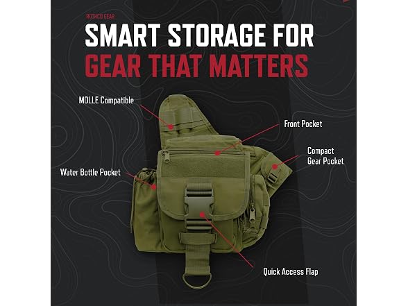 Rothco Advanced Tactical Bag - Durable EDC Brown