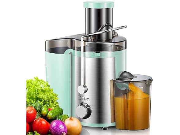 Qcen 800W Centrifugal Juicer Aqua