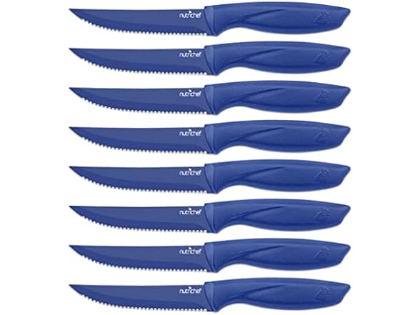 NutriChef SereneLife Stainless Steel Knife Set